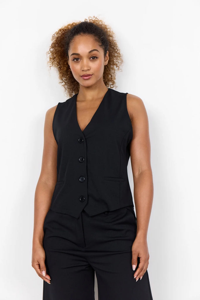 Soya Concept Siham Vest Black