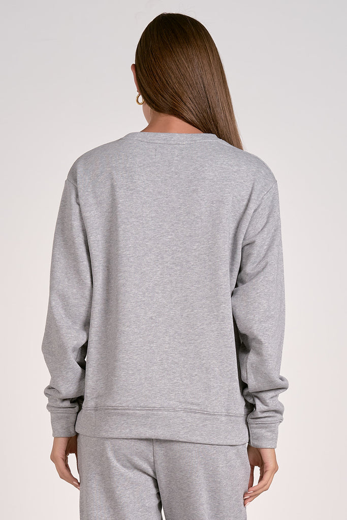 Elan Amour Light Grey Crewneck