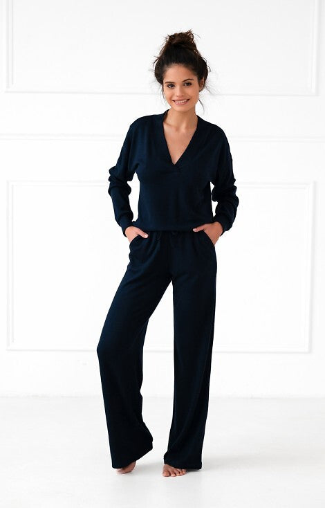 Sensis Navy Pajama Lounge Set