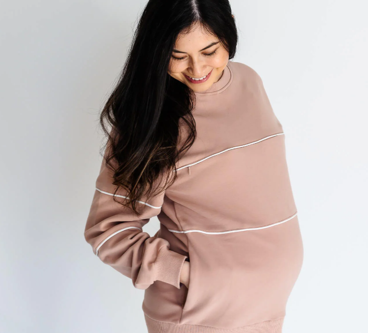 Joyleta warm zipper breastfeeding sweatshirt