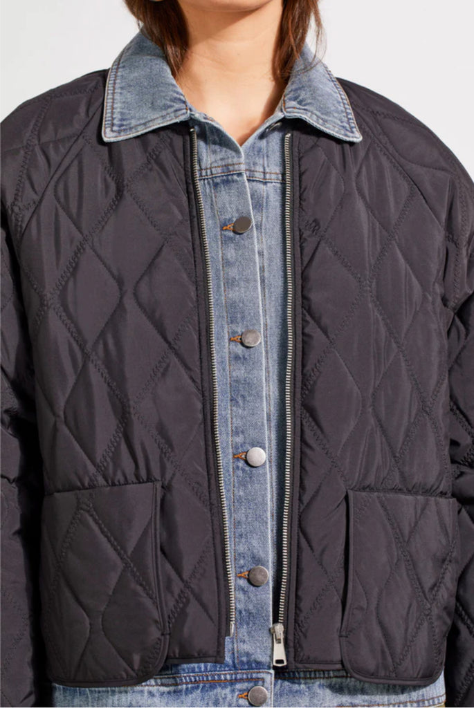 Tribal Fooler Denim and Quilted Jacket