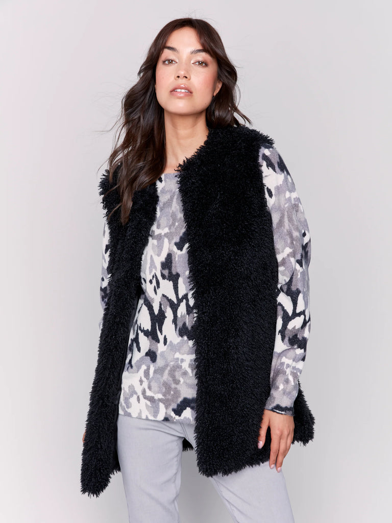 Charlie B Faux Fur Vest