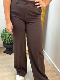 Esqualo Brown City Trouser