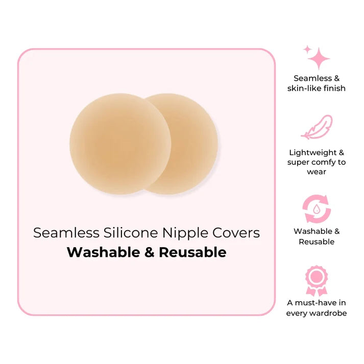 Boomba Magic Nipple Covers Beige Non - Adhesive