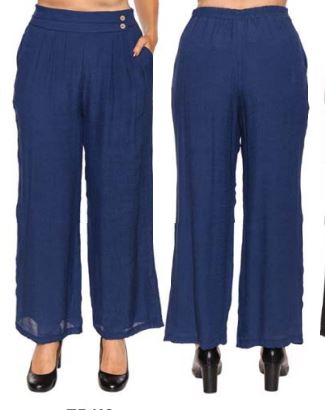 Papa Fashion Navy Dress Pants