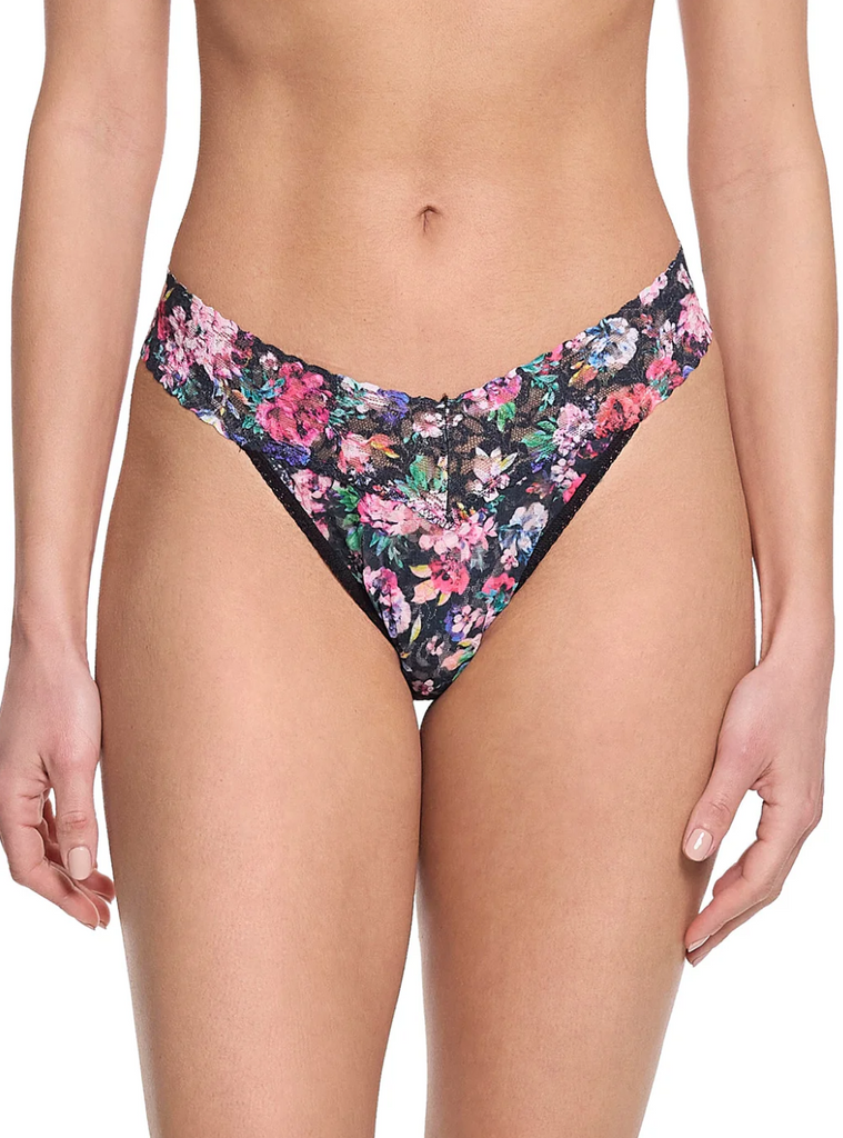 Hanky Panky Original Rise Dark Peonies