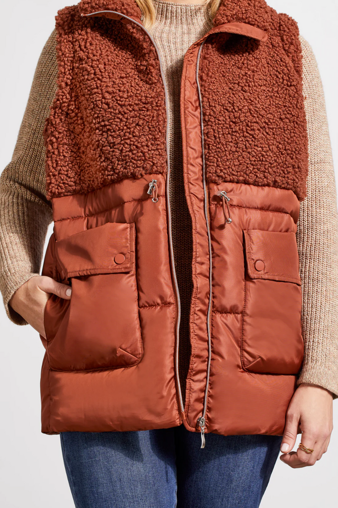 Tribal Sherpa Combo Vest