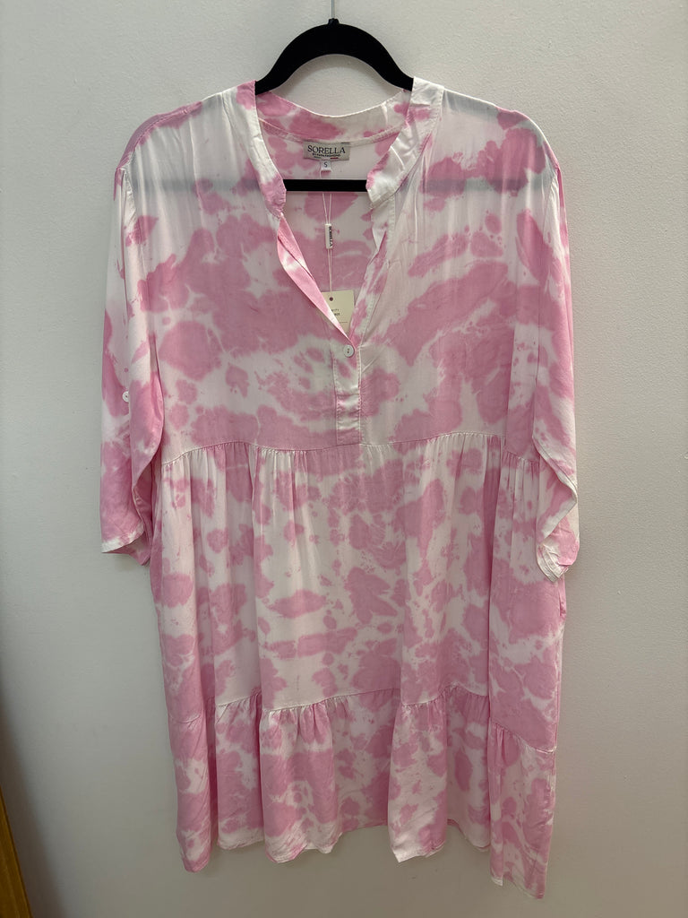 Sorella Tie Dye Pink Dress