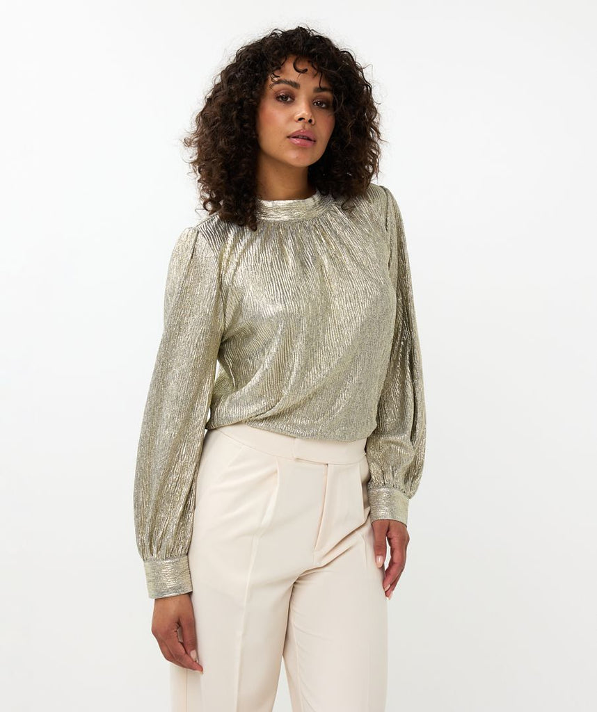 Esqualo Fancy Foil Blouse