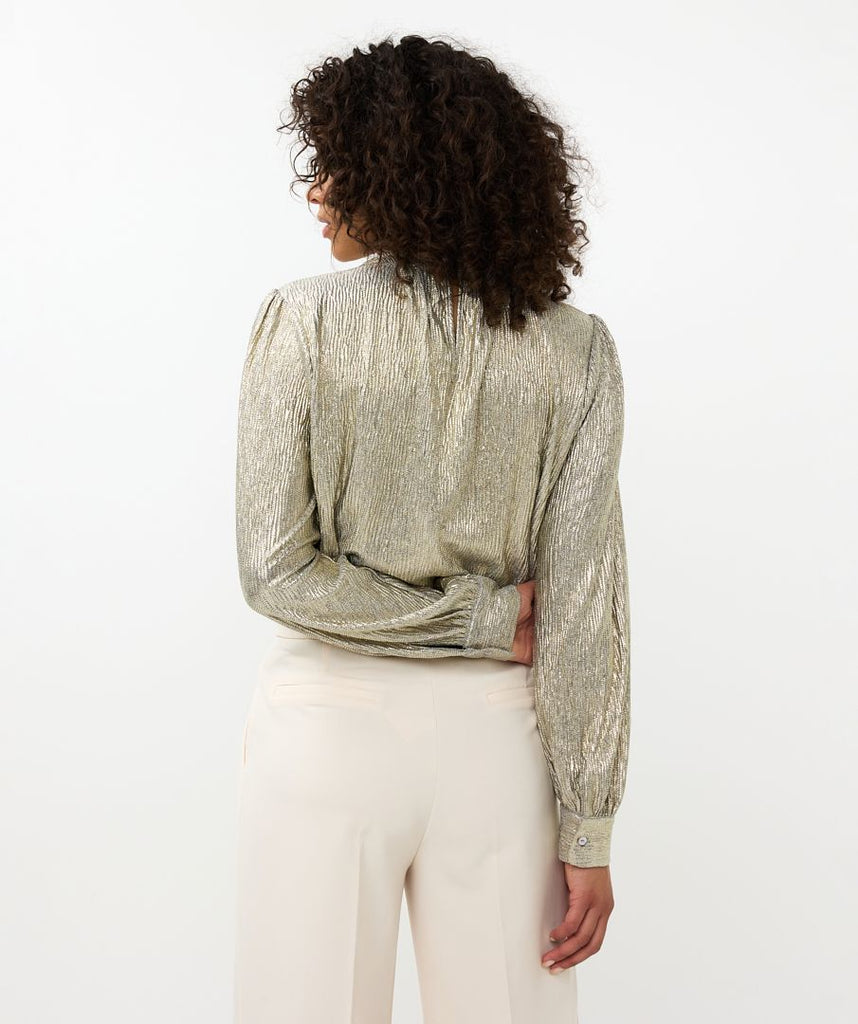 Esqualo Fancy Foil Blouse