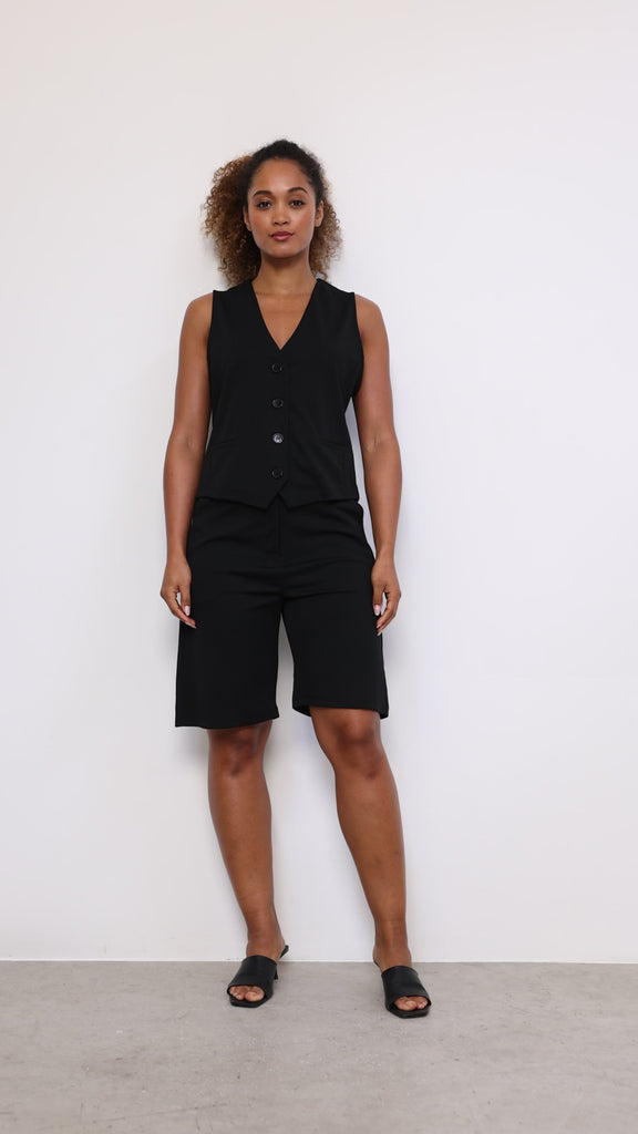 Soya Concept Siham Vest Black