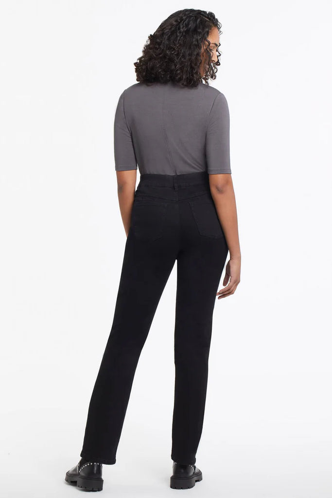 Tribal Sophia 5 Pocket Curvy Black Denim