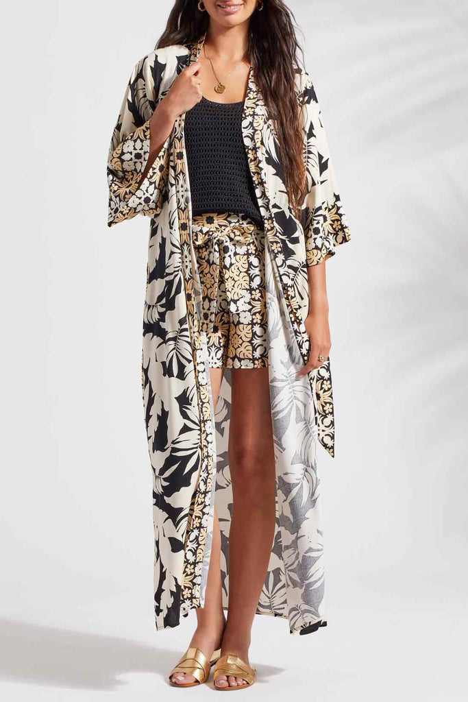 Tribal Printed Duster Kimono Wailea