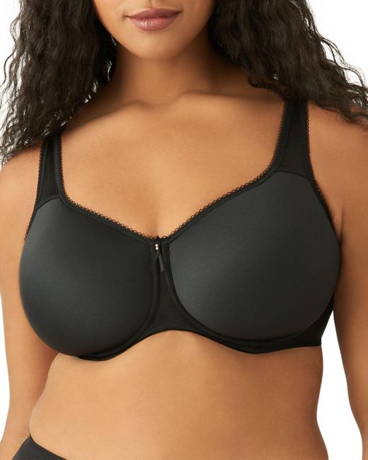 Great support full cup bra black BASIC BEAUTY